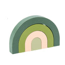 Arched Wooden Rainbow Stacked Building Blocks For Kids Toys And Gifts