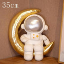 Cosmonaut Bear Plush Toys Simulation Astronaut With Stuffed Moon Plush Doll Sofa Pillow