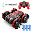 Water & Land 2 IN 1 Remote Control Car 360° Rotate RC Cars Amphibious RC Drift Car Waterproof Stunt Car RC Toys for Kids
