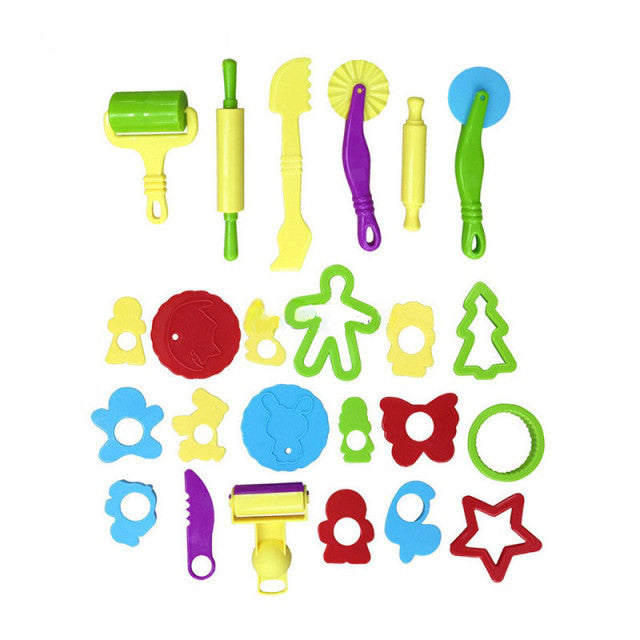 2021 DIY Slimes Play Dough Tools Accessories Plasticine Modeling Soft Clay Kits Sets Cutters Moulds Educational toy for children