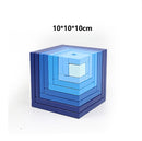 Large Wooden 28 Building Blocks Rainbow Stacking Game For Montessori Children