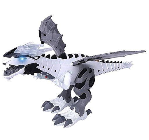 Large Spray Mechanical Dinosaurs With Wing Cartoon Electronic Walking Animal Model Dinosaurio juguete Robot Pterosaurs Kids Toys