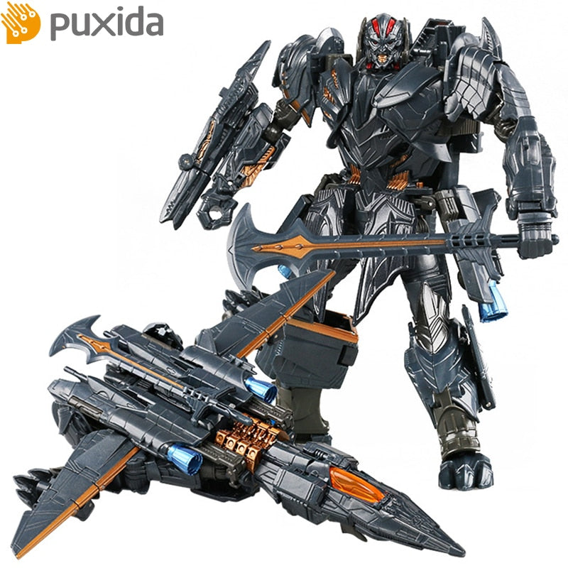 Puxida Plane Robot Transformation Toys Anime Action Figure Movie Cool Children Deformation Gift Alloy With Gun Weapon Toy YS02