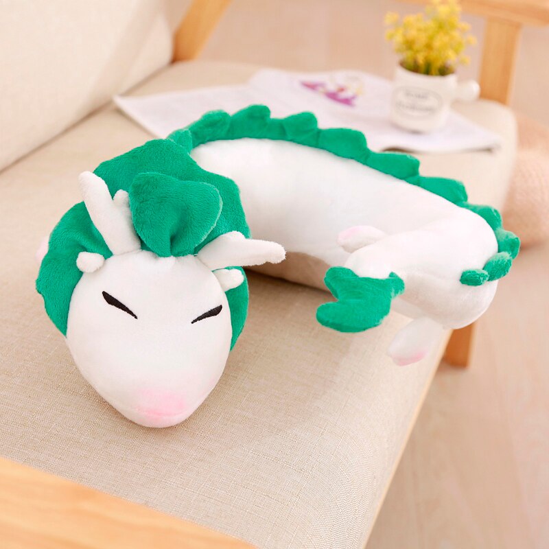 Cute Cartoon Dragon U Shape Pillows Plush Doll For Children As Toys And Birthday Gift