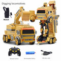 Remote Control Car Toy Robot excavator car Rc Cars Big Gesture Sensing Electric Transformation Robot Sport Excavator Drift Model